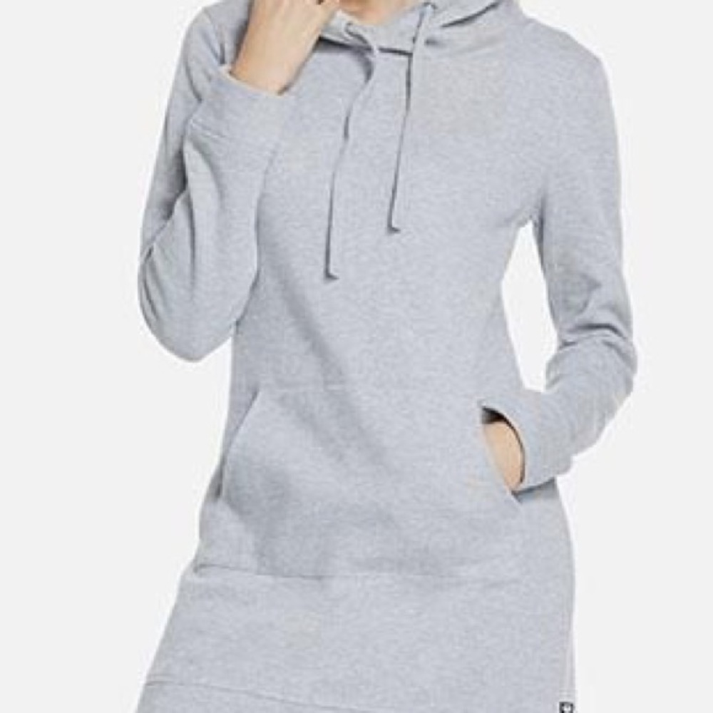Draped Hood Detail, Kangaroo Front Pocket dress